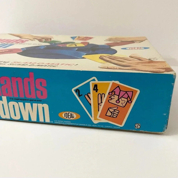 Vintage 1964 Hands Down Board Game Slam O Matic Ideal Complete Flaws - Picture 2 of 16